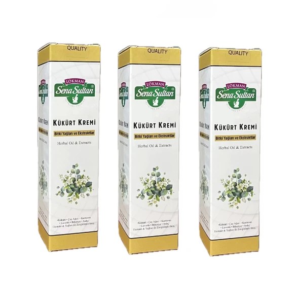 Sena Sultan KÜKÜRT KREMİ 100 ML  3Adet