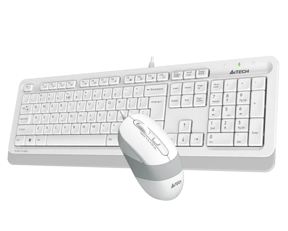 A4 TECH F1010 Q USB BEYAZ TR MM KLAVYE+OPT MOUSE - 3