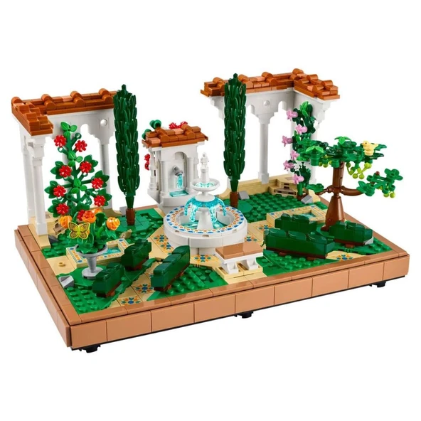 Nessiworld 10359 Lego icons Çeşmeli Bahçe - Fountain Garden 1302 parça +18 yaş - 2