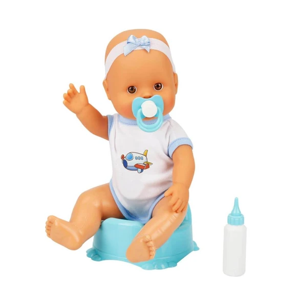 NessiWorld Boubou Altını Islatan Sesli Bebek Seti 30 cm. - 4