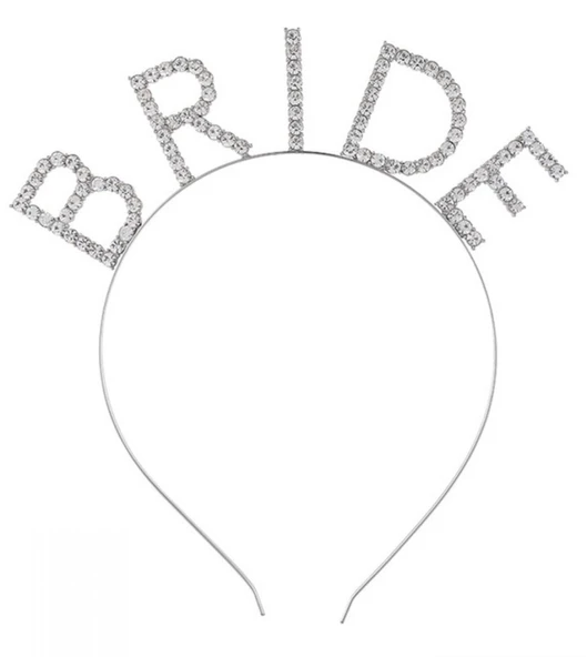 Bekarlığa Veda Mega Boy Kristal Taşlı Gümüş Bride Taç Gelin Tacı 20x21 Cm - 2