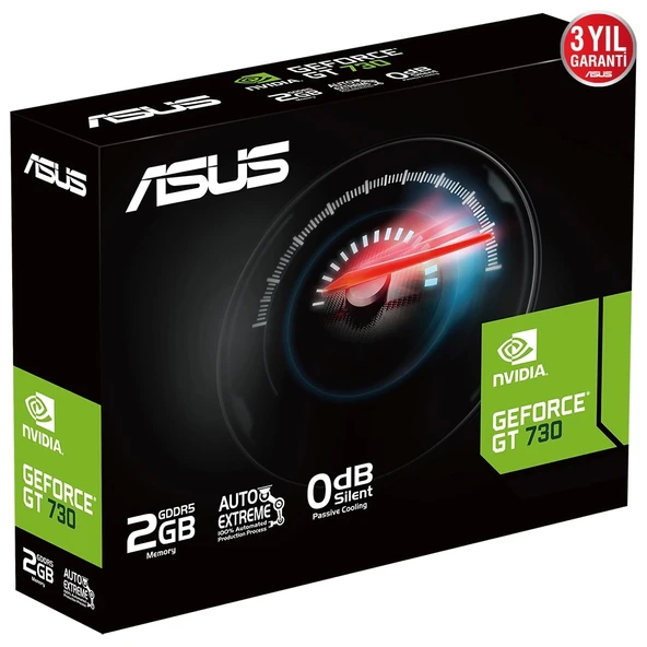 ASUS GT730-4H-SL-2GD5 2GB GDDR5 HDMI 64Bit - Resim 5
