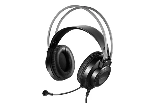 A4 TECH FH-200U SİYAH GRİ MİKROFONLU KULAKLIK USB - 2
