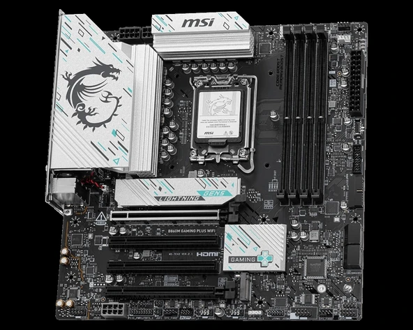 MSI B860M GAMING PLUS WIFI INTEL DDR5 ANAKART - 3