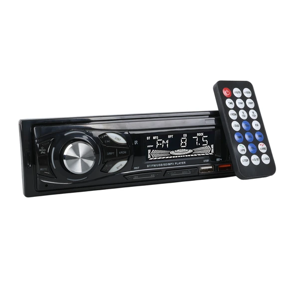 CARSTAR CS-107 7 RENKLİ ÇİFT USB/SD/FM/AUX/BLUETOOTH KUMANDALI OTO TEYP 4X60 WATT - 3