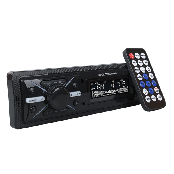 CARSTAR CS-960 7 RENKLİ ÇİFT USB/SD/FM/AUX/BLUETOOTH KUMANDALI OTO TEYP 4X60 WATT - 3