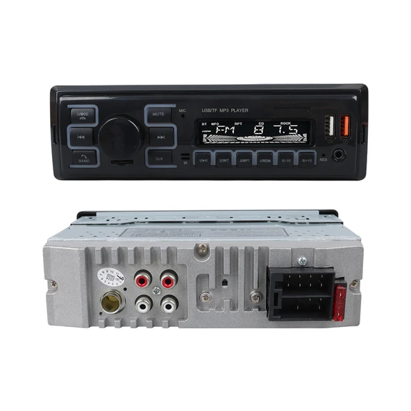 CARSTAR CS-970 7 RENKLİ ÇİFT USB/SD/FM/AUX/BLUETOOTH KUMANDALI OTO TEYP 4X60 WATT - 2