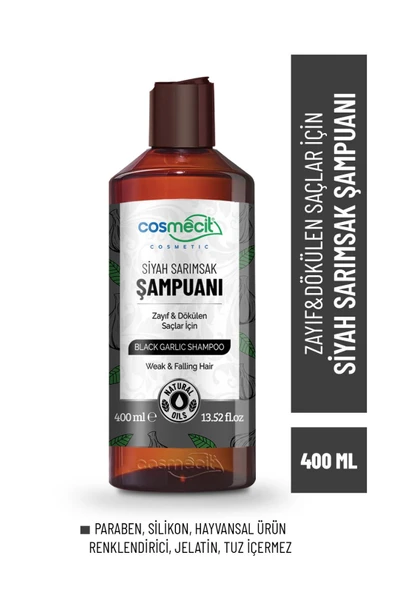 Cosmecit Siyah Sarımsak Şampuanı 400 Ml