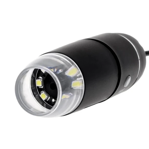 1600x Usb Dijital Mikroskop Kamera Endoskop 8led Büyüteç Metal Standı - 2