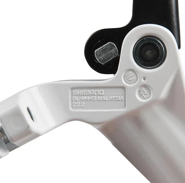 Shimano BL-M445 Bisiklet Ön Fren Takımı Hidrolik Disk Fren Sol Takım Beyaz Kaliper+Balata Dahil - 5