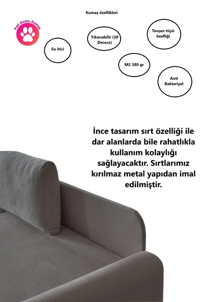 Kagu Corner Flavia Köşe Takımı Kahve - 3