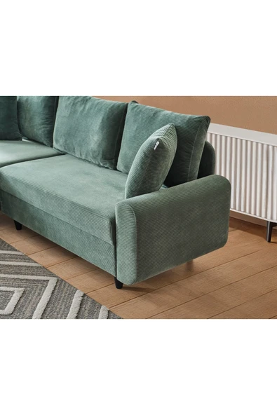 Kagu Corner Flavia Köşe Takımı Haki - 4