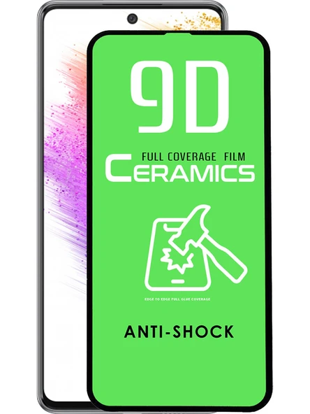 Samsung Galaxy A73 Seramik Ekran Koruyucu Siyah ürün görseli 1