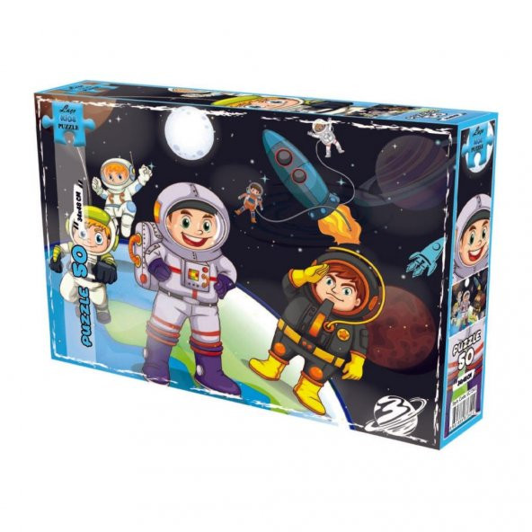 Laço Kids Uzay Yolculuğu Puzzle 50 Parça LC7341