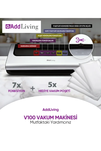 AddLiving Vakum Makinesi V100 - 2