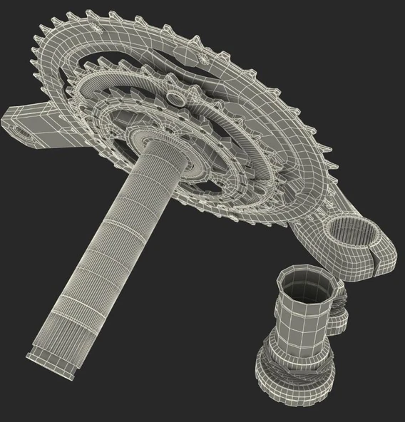 Shımano SLX FC-M660 - 175MM 42X32X24T Shımano SLX 3'lü Aynakol Hollowtech Orta Göbek Dahil - Resim 6