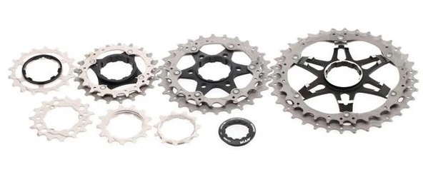 Shımano XTR CS-M980 10'LU Ruble 11-34T Kaset Dişli 10 vites Titanium - 2