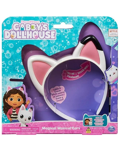 Gabby s Dollhouse Sesli ve Işıklı Kedi Kulağı Taç ürün görseli 1