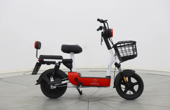 Karoval Kitty Elektrikli Motosiklet - Kırmızı - 4
