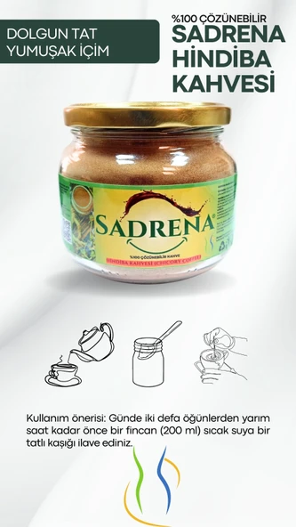 SADRENA Hindiba Kahvesi 1 aylık (60 Kullanım) Net 150 Gr - 3