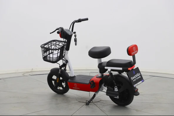 Karoval Kitty Elektrikli Motosiklet - Kırmızı - 7