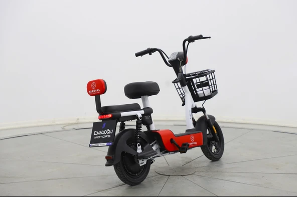 Karoval Kitty Elektrikli Motosiklet - Kırmızı - 5