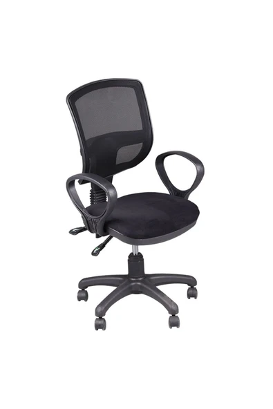 Koltukstilim   Cosmos Siyah Fileli Çalışma Koltuğu - Resim 2