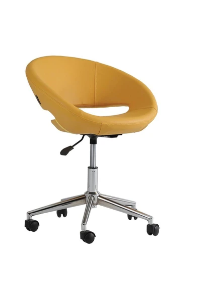 Koltukstilim   Total Sarı Deri Çalışma Koltuğu ürün görseli