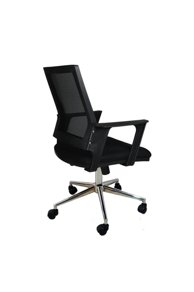 Koltukstilim   Tuti Fileli Çalışma Koltuğu Ofis Koltuğu Büro Koltuğu Krom Ayak - 3