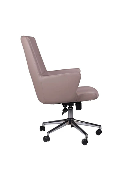 Koltukstilim   Boras Bej Deri Çalışma Koltuğu - Resim 3