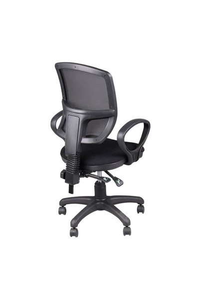 Koltukstilim   Cosmos Siyah Fileli Çalışma Koltuğu - Resim 4