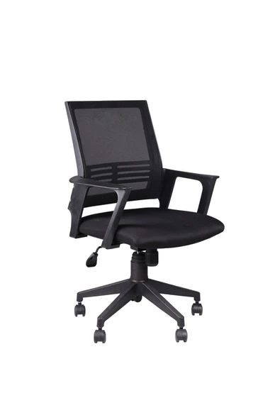 Koltukstilim   Sare Siyah Fileli Çalışma Koltuğu - Resim 2