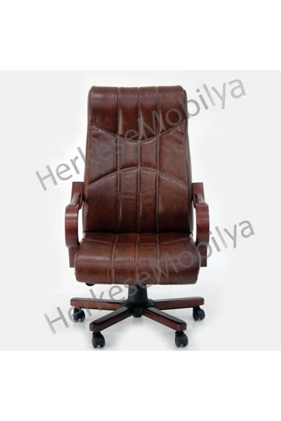 Koltukstilim Hamle Ahşap Makam Koltuğu - 2