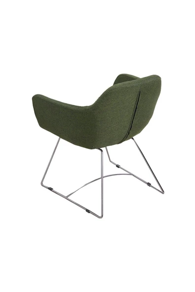 Koltukstilim Pelin Keten Yeşil Berjer Ofis Bekleme Berjer - 4