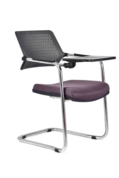 Koltukstilim   Carmel Gri-Mor Fileli Çalışma Koltuğu Ofis Koltuğu - Resim 3