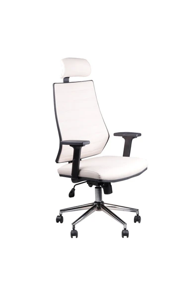 Koltukstilim   Londra Krem Yönetici Koltuğu - Resim 2