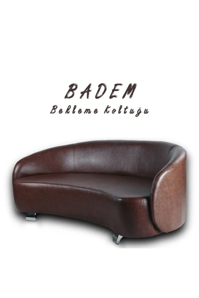 Koltukstilim   Badem Üçlü Bekleme Koltuğu - Resim 3