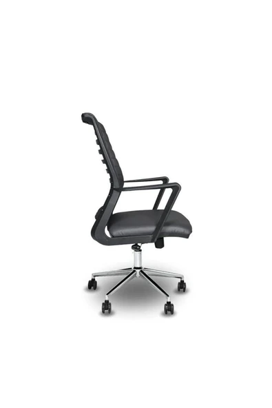 Koltukstilim    Gerdana Antrasit Deri Şef Koltuğu - Resim 3