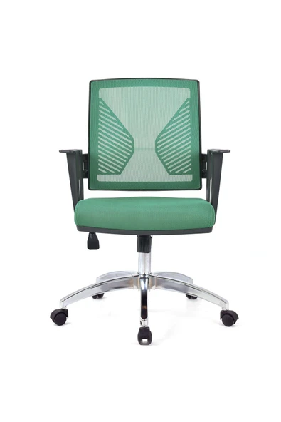 Koltukstilim   Sante Yeşil Fileli Krom Çalışma Koltuğu Ofis Koltuğu ürün görseli