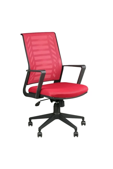 Koltukstilim   Ege Kırmızı Fileli Çalışma Koltuğu - Resim 2