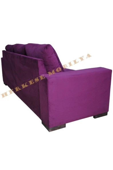 Koltukstilim 3 Kişilik Balkon Koltuğu Lila - 3