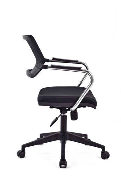 Koltukstilim   Carmel Siyah Fileli Pls Çalışma Koltuğu Ofis Koltuğu - Resim 3