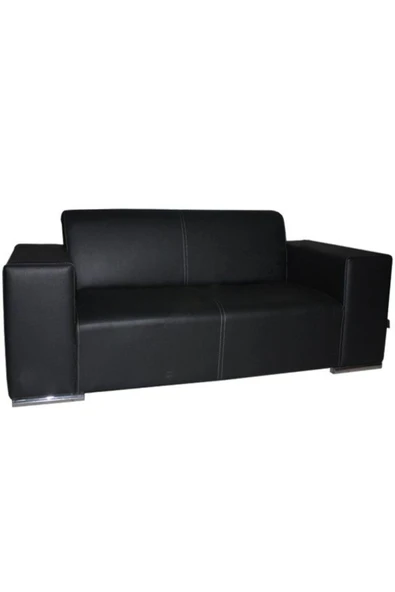 Koltukstilim Fuar Sergi Koltuğu 2 Kişilik Siyah