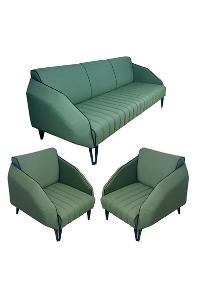 Koltukstilim   Sandro Haki Ofis Kanepe Takımı ürün görseli