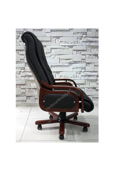 Koltukstilim   İtalo V.İ.P Ahşap Makam Koltuğu - Resim 3