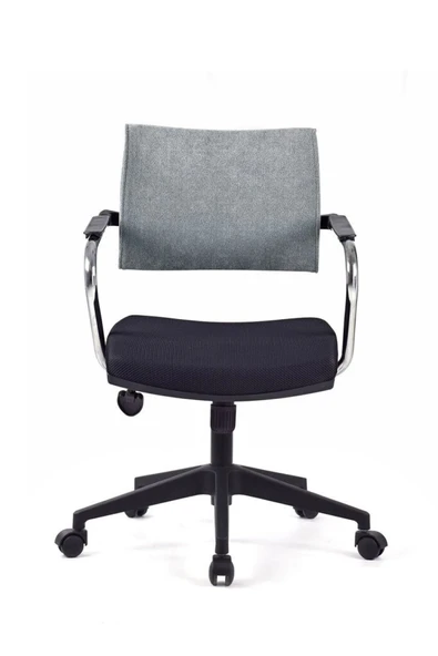 Koltukstilim   Sahra Siyah-gri Pls Çalışma Koltuğu Ofis Koltuğu - 1