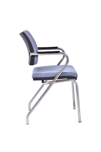 Koltukstilim   Sahra Mavi Kumaş Çalışma Koltuğu Ofis Koltuğu - 3