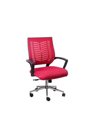 Koltukstilim    Yumi Kırmızı Çalışma Koltuğu - Resim 2