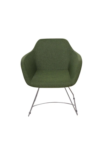 Koltukstilim Pelin Keten Yeşil Berjer Ofis Bekleme Berjer - 2