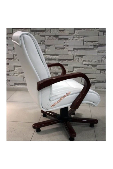 Koltukstilim   Hm Kapitone Ahşap Misafir Koltuğu - Resim 2